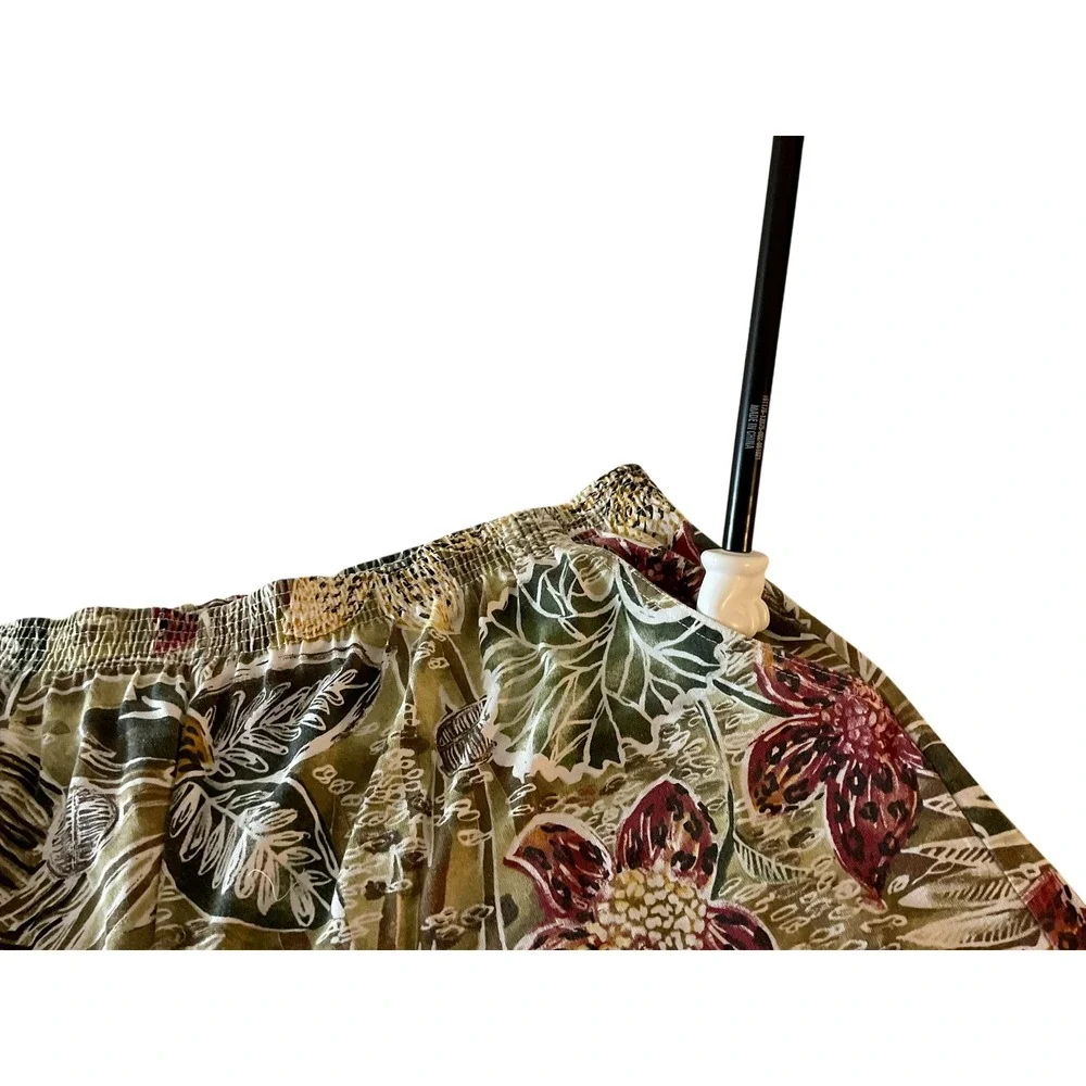 YS Studio Women's Floral Print Top Shorts Set Made in USA 2X - Picture 13 of 13